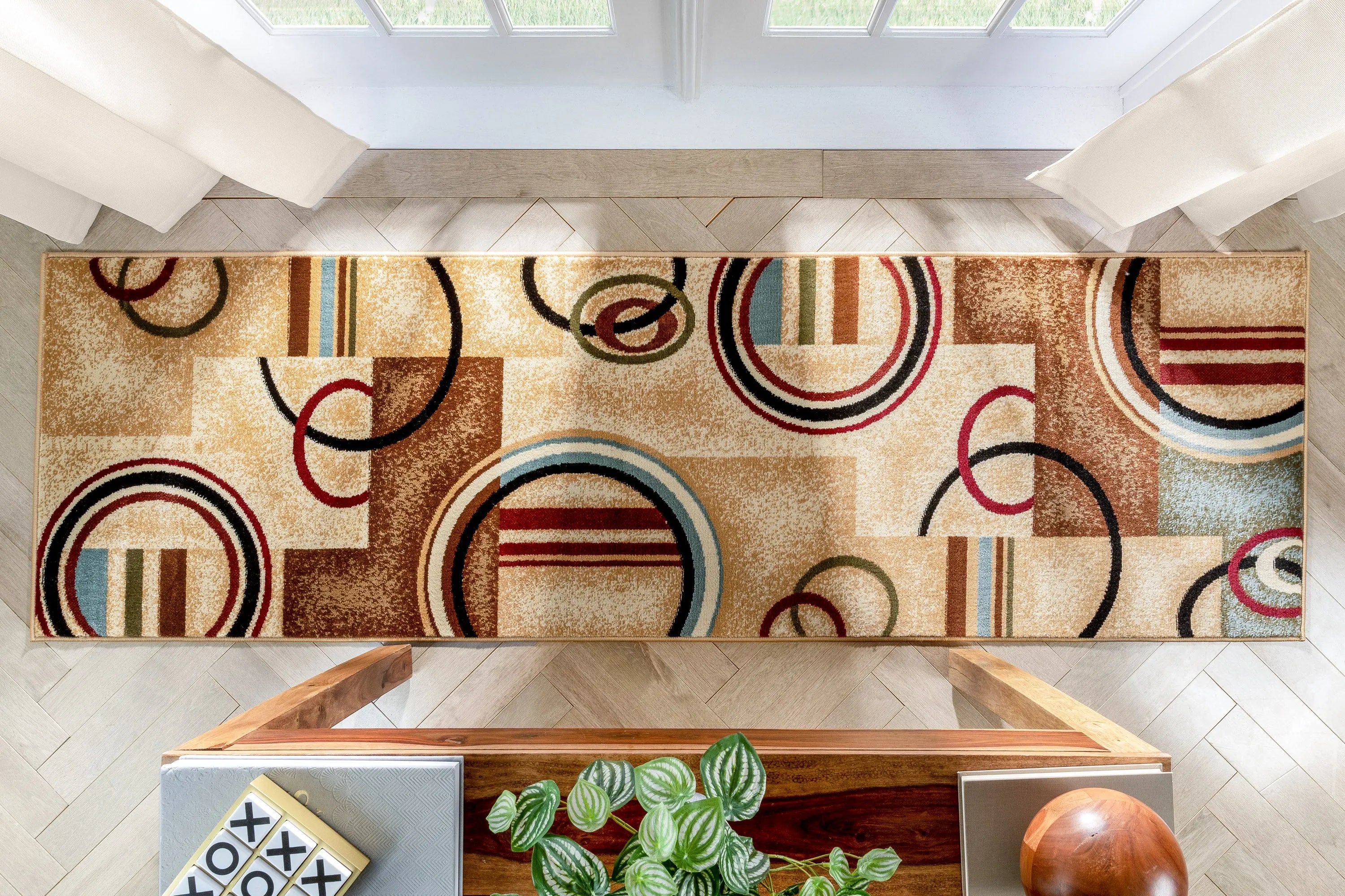 Arcs & Shapes Ivory Modern Rug、mySite、gigharbornorthrealestate