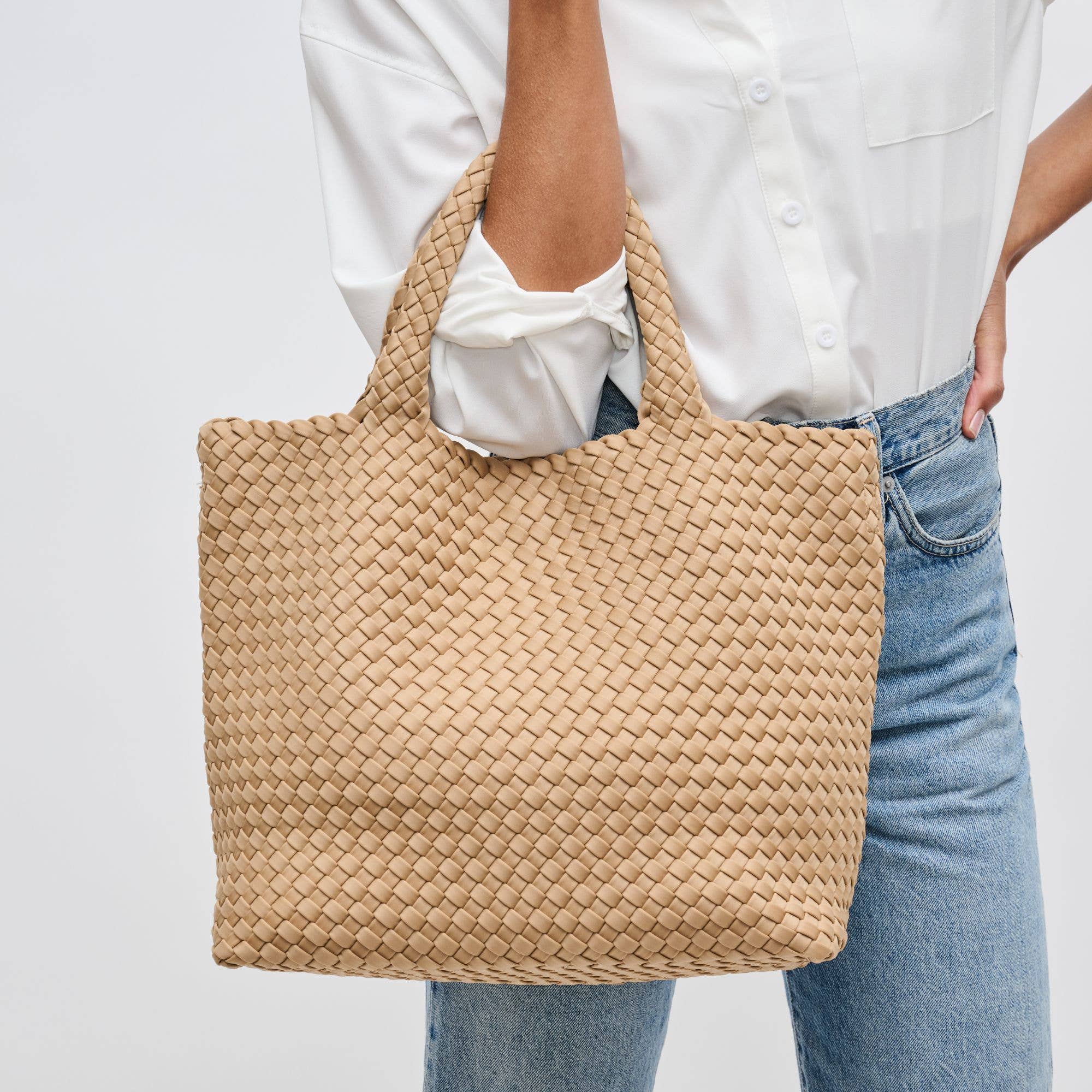 Sky's The Limit - Medium Woven Neoprene Tote、mySite、garagedoors4me