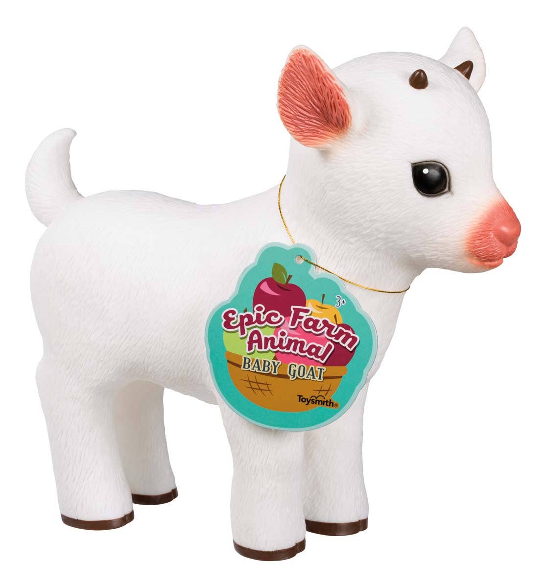 Farm Fresh Epic Farm Animals Baby Goat Squeezable Rubber Toy、mySite、g9winljtr