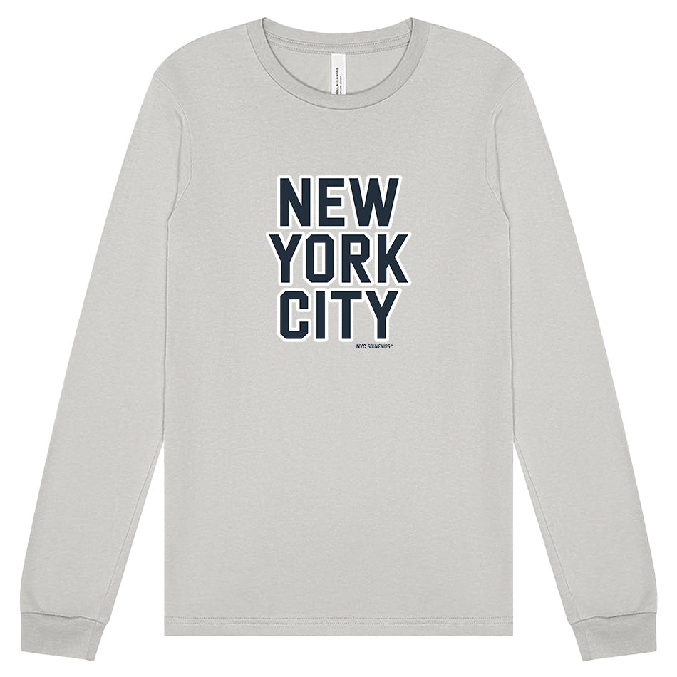 Souvenir Edit: NEW YORK CITY Varsity Block Long Sleeve、mySite、vikingsvslions