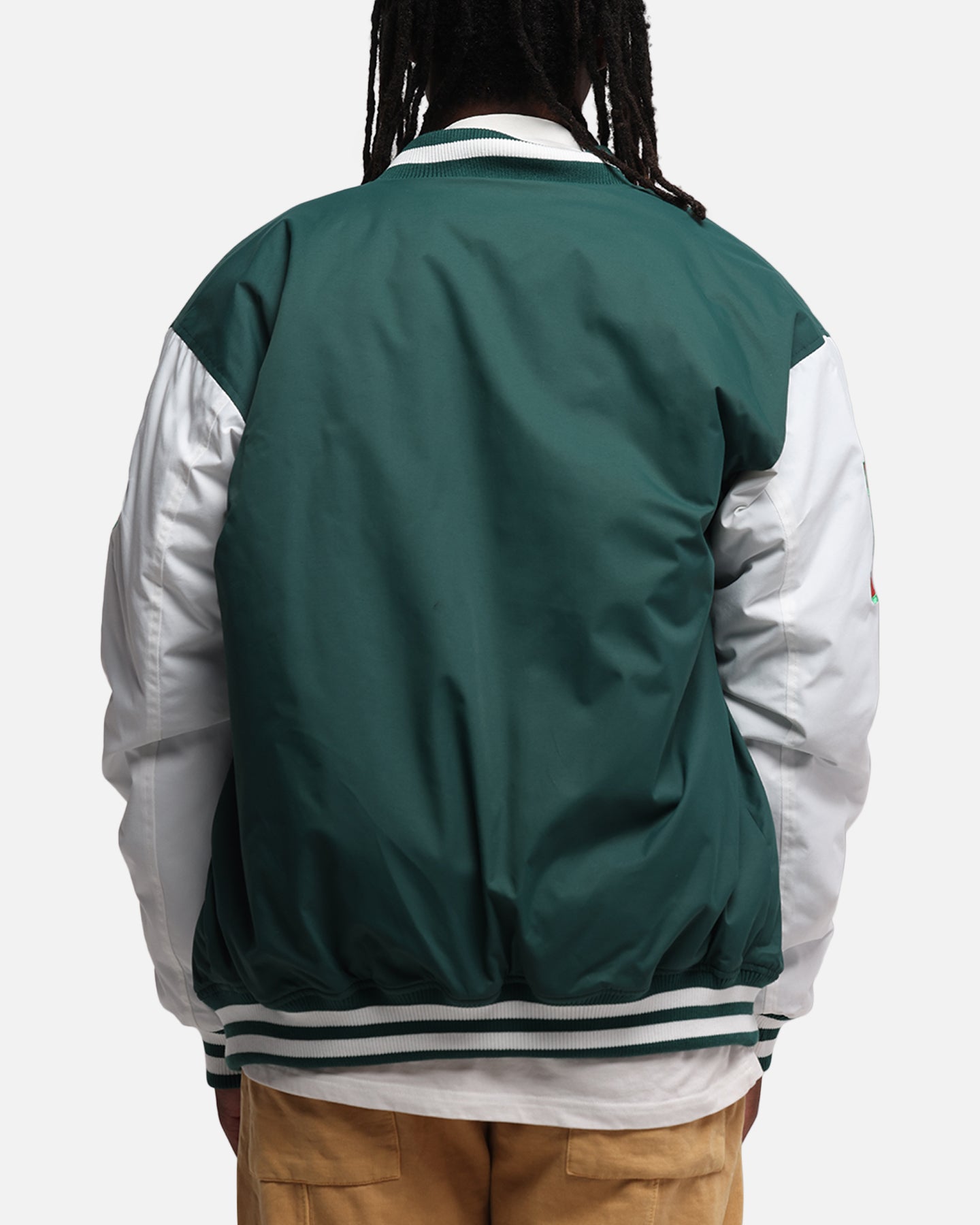 Bleacher Athletic South Sydney Rabbitohs NRL 1908 Baseball Varsity Jacket Official Team Colour、mySite、zt4zffjzw