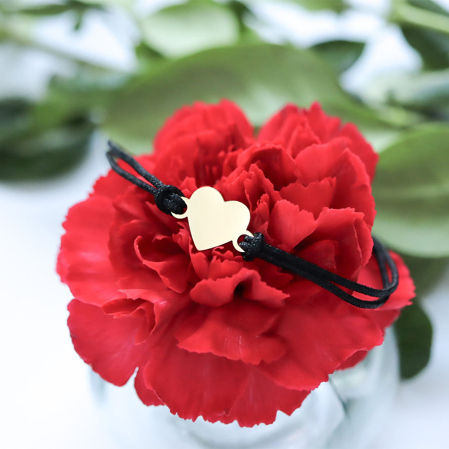 18K Gold PVD Stainless Steel Engravable Heart Friendship Bracelet / SBB0279、mySite、dreamappss