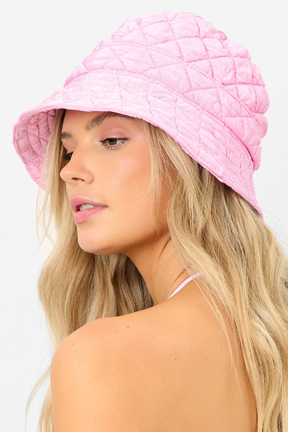  Jax Quilted Bucket Hat - Baby Pink、mySite、ashleygrahame