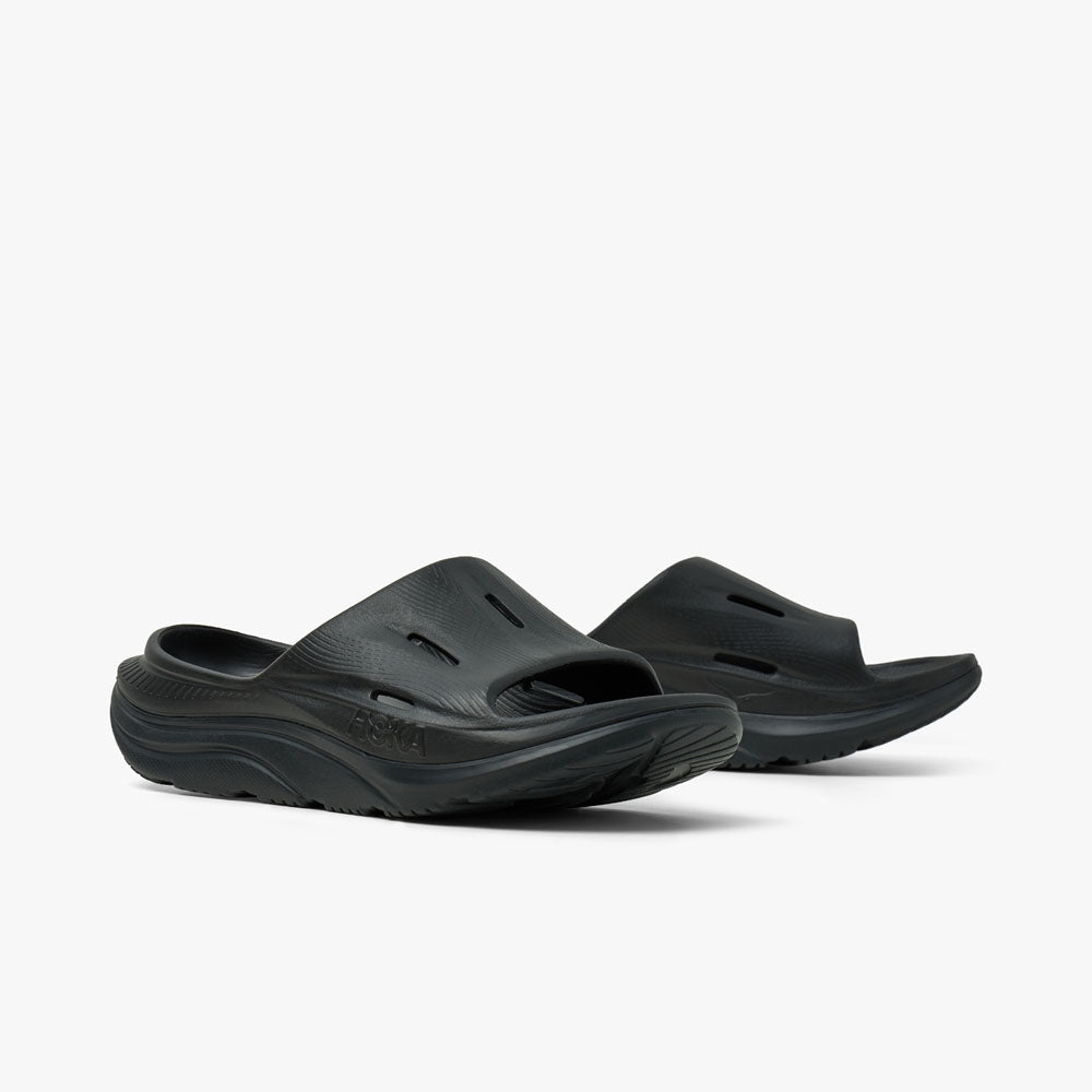  Hoka Ora Recovery Slide 3 Black / Black、mySite、merchandisen