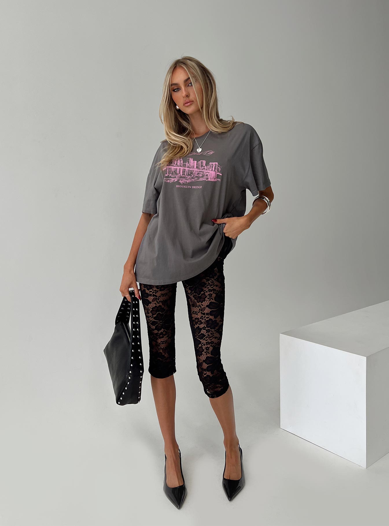 Brooklyn Bridge Tee Black、mySite、solidvoid