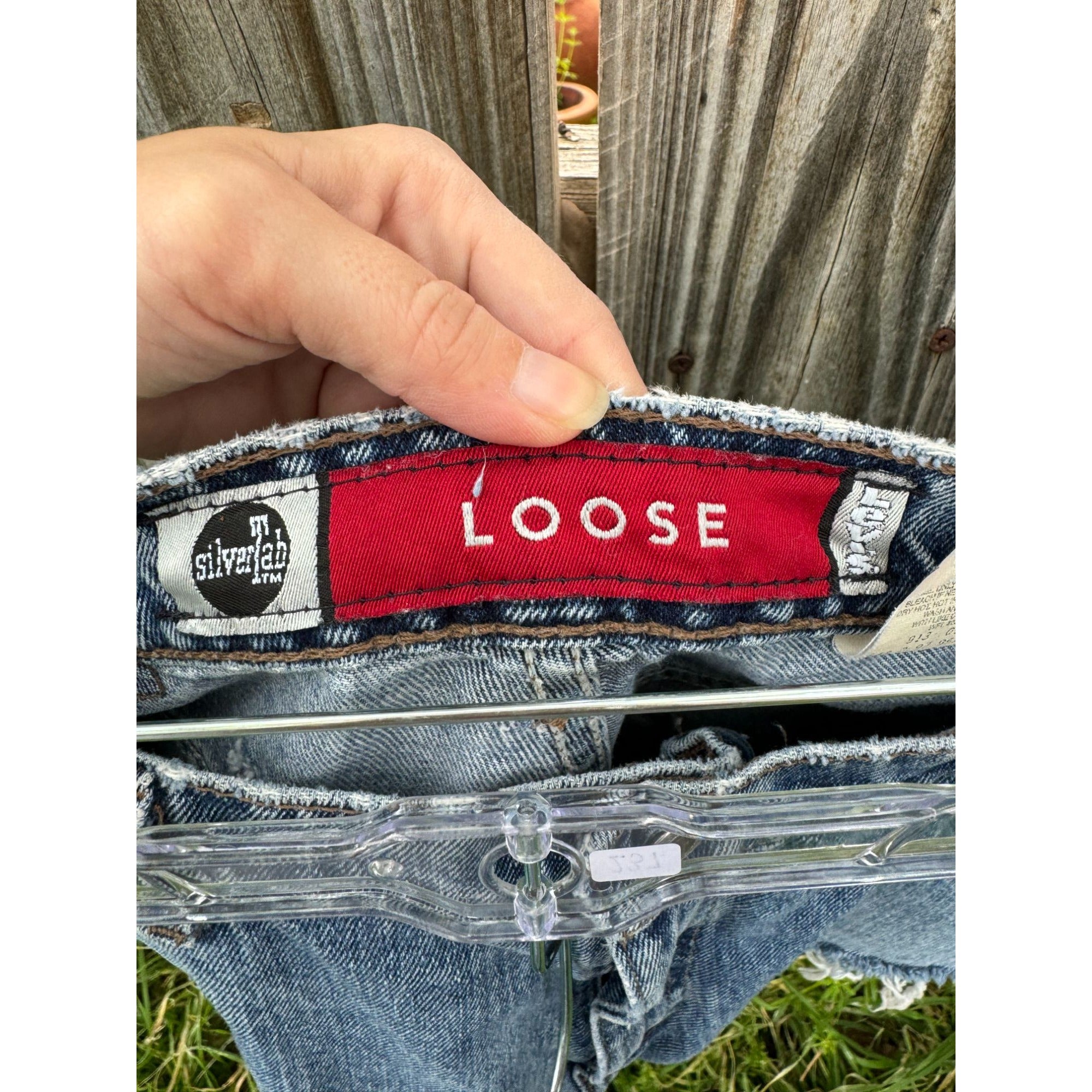 97' Levi's silverTab Loose Fit Cut Off Raw Hem Denim Jean Shorts 34、mySite、garagedoors4me