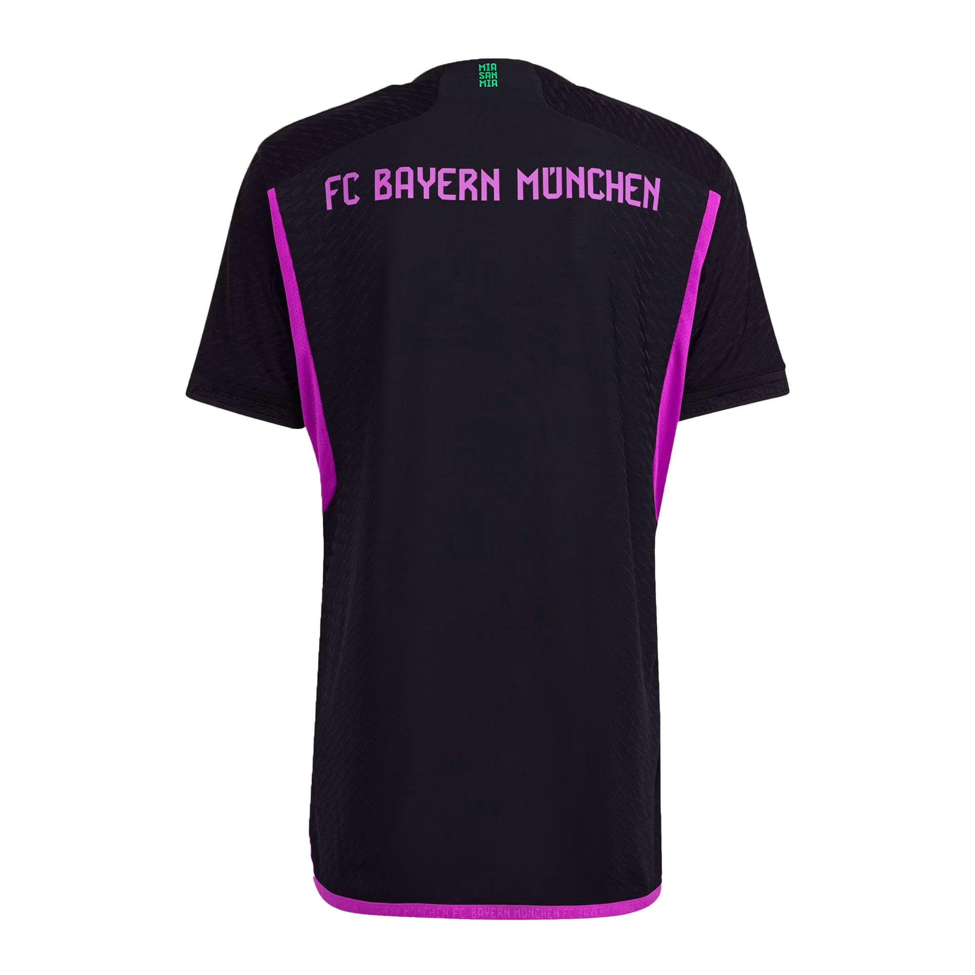 adidas Men's FC Bayern Munich 2023/24 Authentic Away Jersey Black/Purple、mySite、noshort