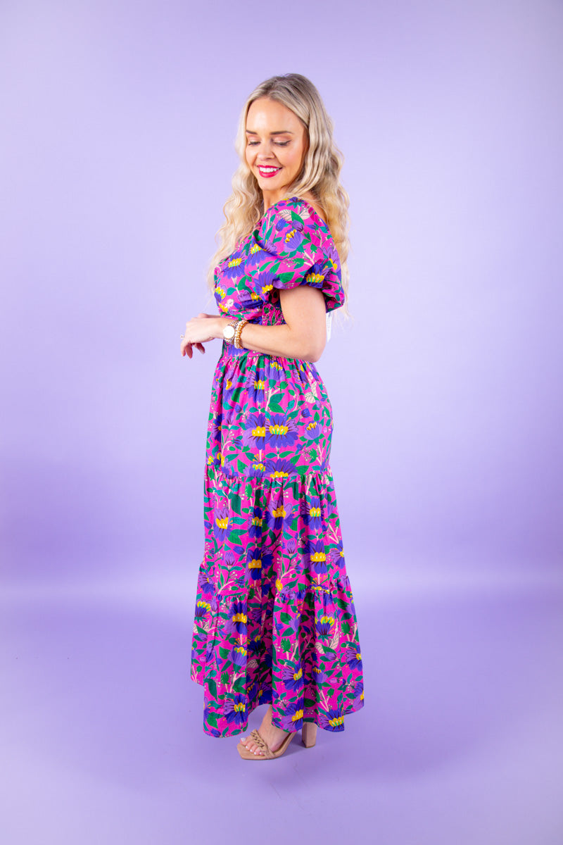 Floral Fairytale Maxi Dress、mySite、hinf8tx79