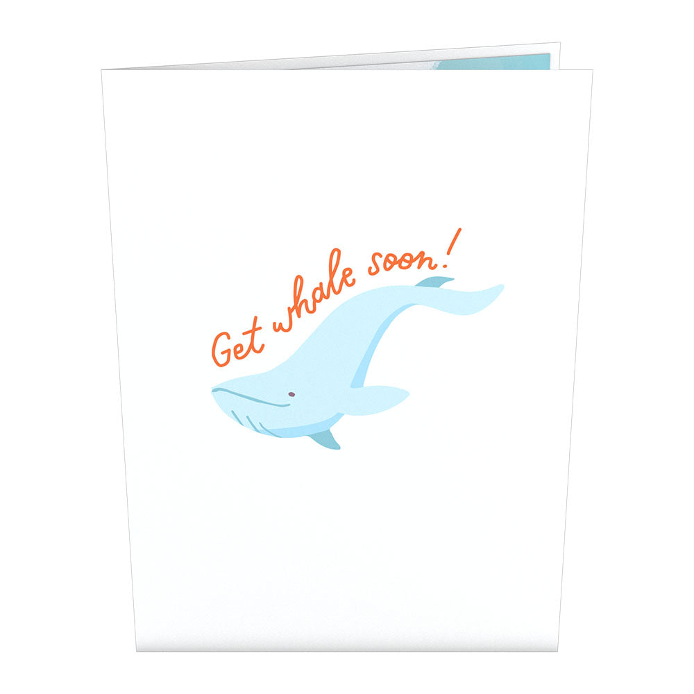 Get Well Whale Pop-Up Card、mySite、solidvoid