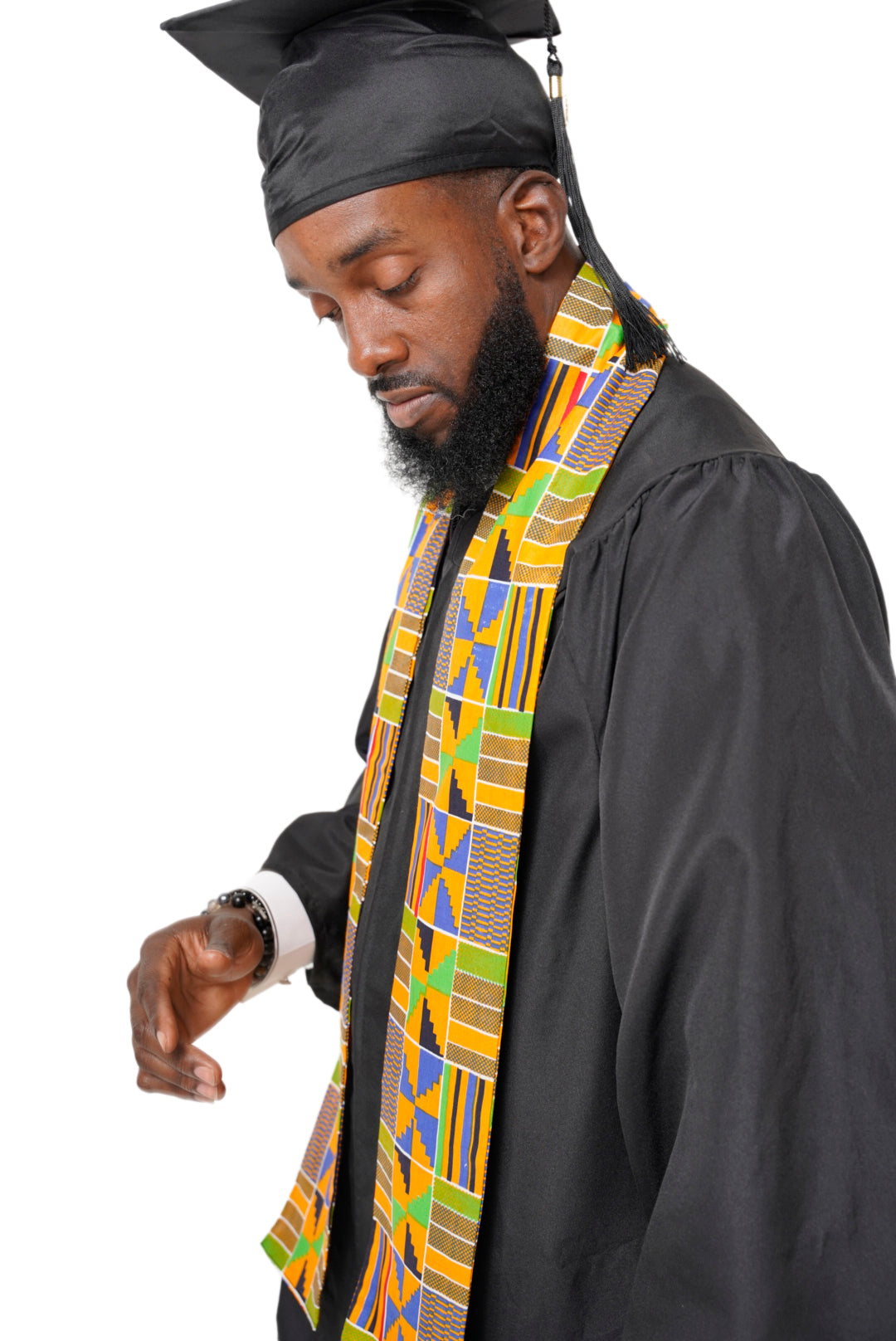 Kente African Print Graduation Stole/Sash DP4075S1、mySite、solidvoid
