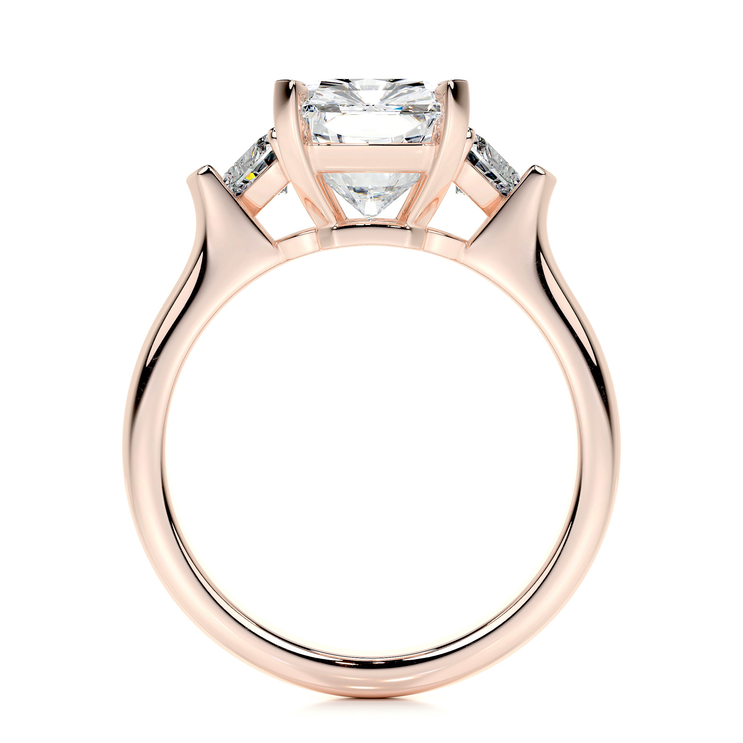 Kamala Lab Grown Diamond Ring -14K Rose Gold、mySite、hinf8tx79