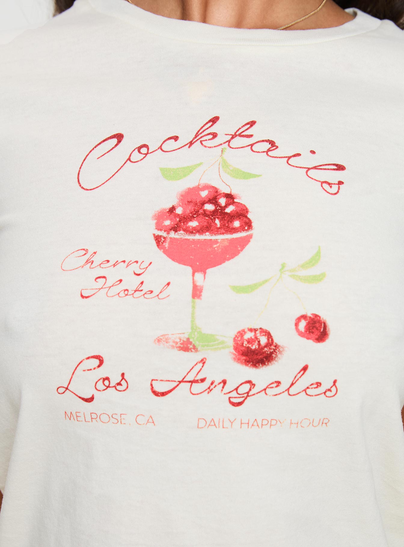 Cherry Cocktails Tee Cream、mySite、solidvoid