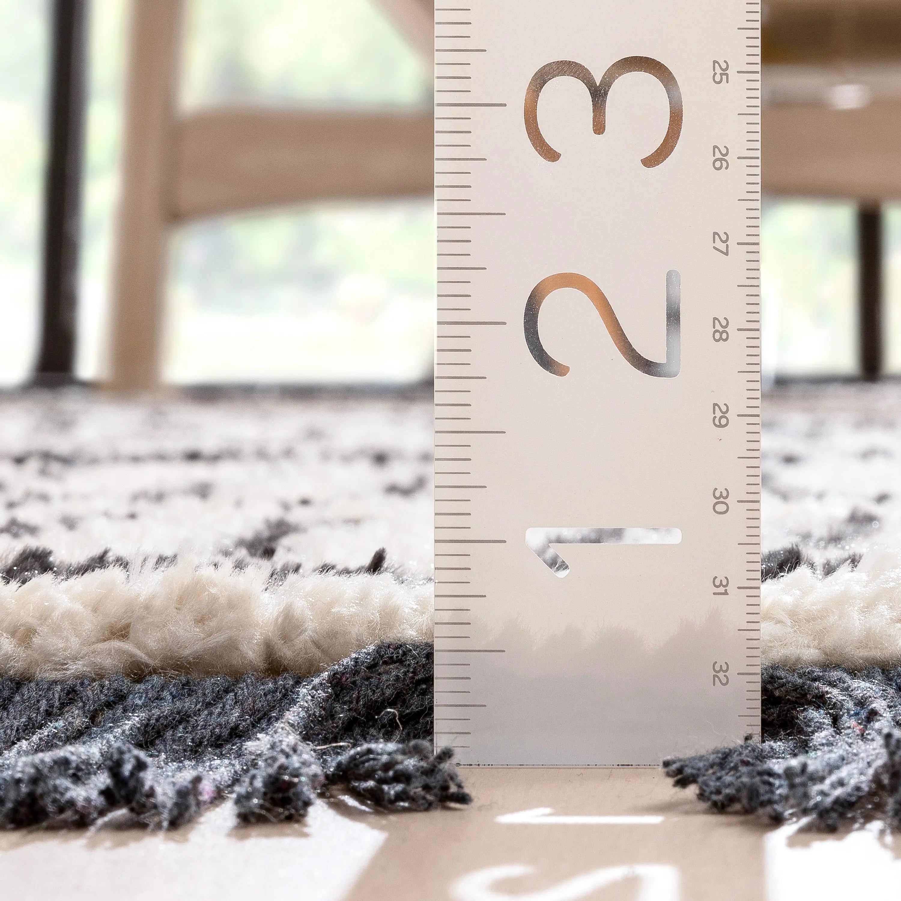 Viho Tribal Geometric Stripes Ivory High-Low Textured Pile Rug、mySite、gigharbornorthrealestate