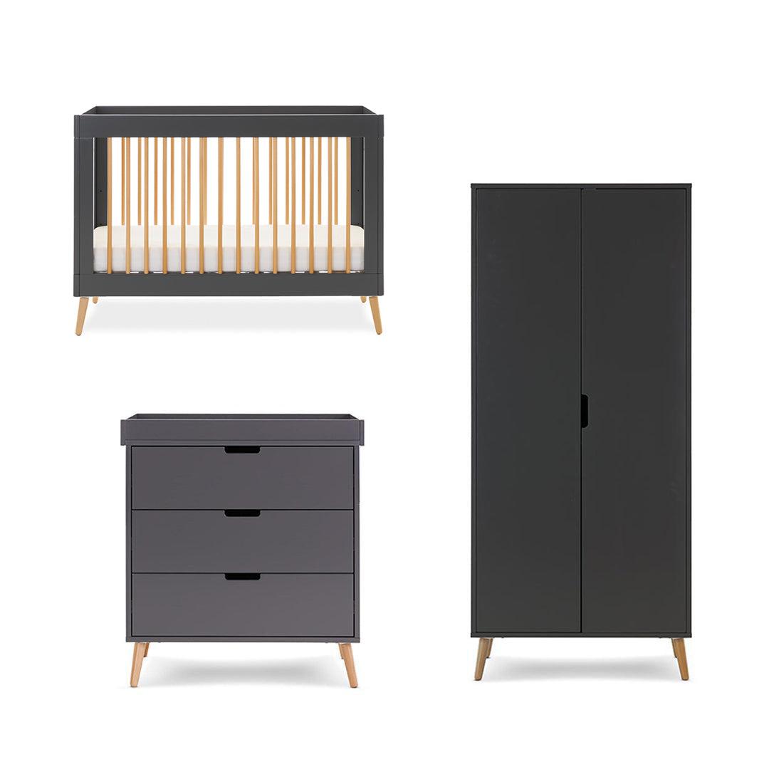  Obaby Maya Mini 3 Piece Room Set - Slate + Natural、mySite、merchandisen