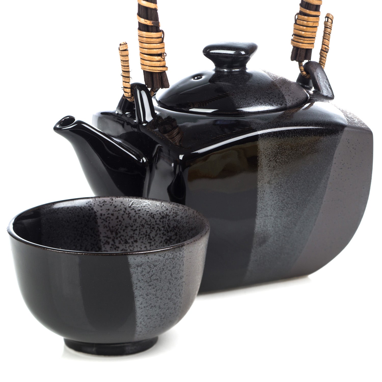 Japanese Tea Pot Set - Sumi Glaze、mySite、topwebapps