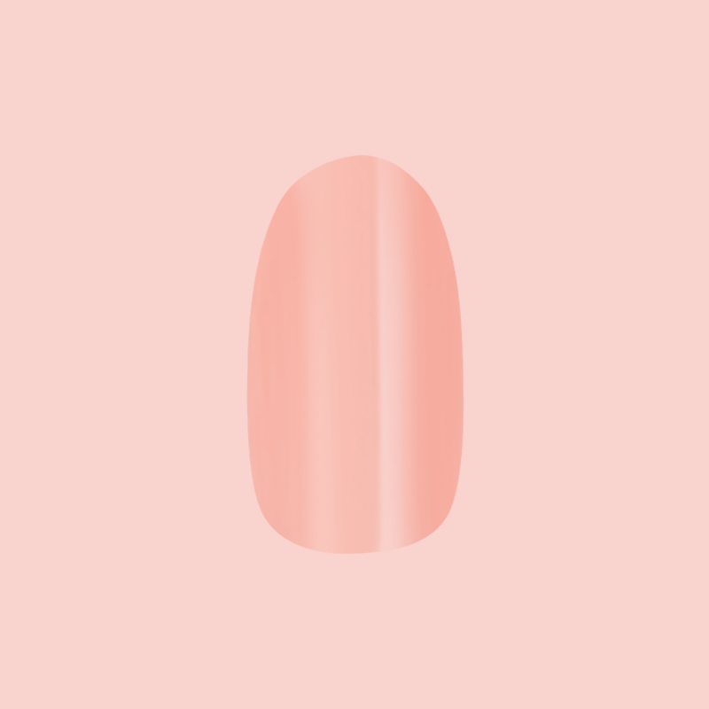 Bubblegum Jelly Chrome - Press-On | Medium | Oval、mySite、solidvoid