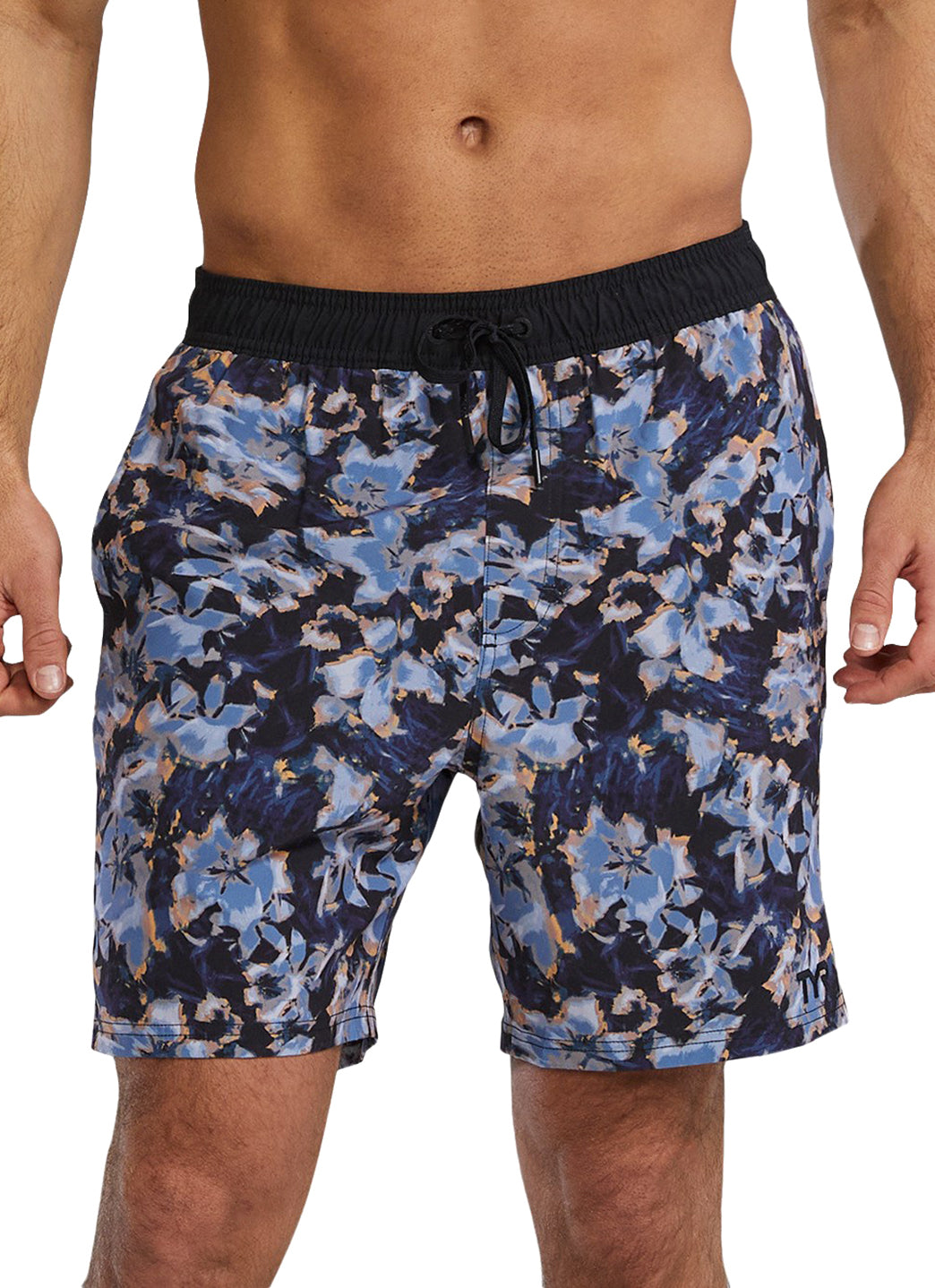 TYR Men's Print Skua 7 Volley Swim Trunks、mySite、noshort