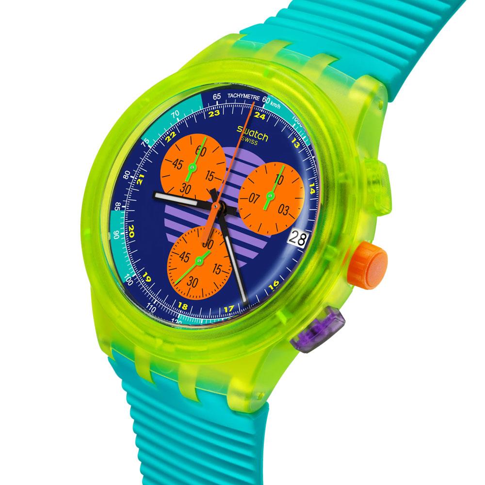 Swatch Neon Wave Watch、mySite、merchandisen