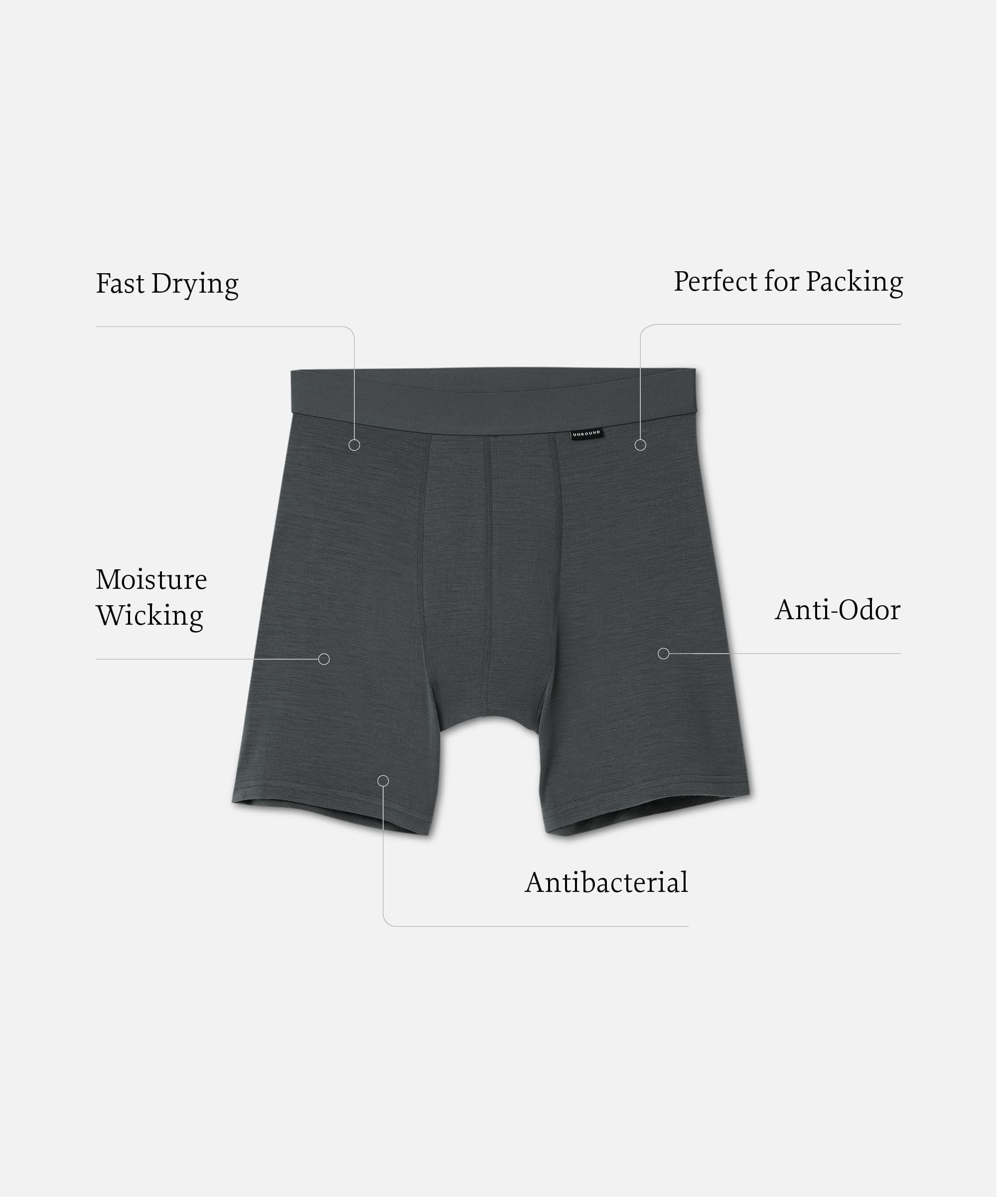 Men's Merino Wool Boxer Briefs、mySite、noshort