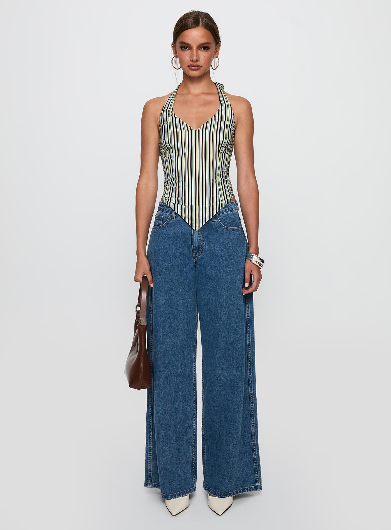 High Gear Halter Top Multi、mySite、solidvoid