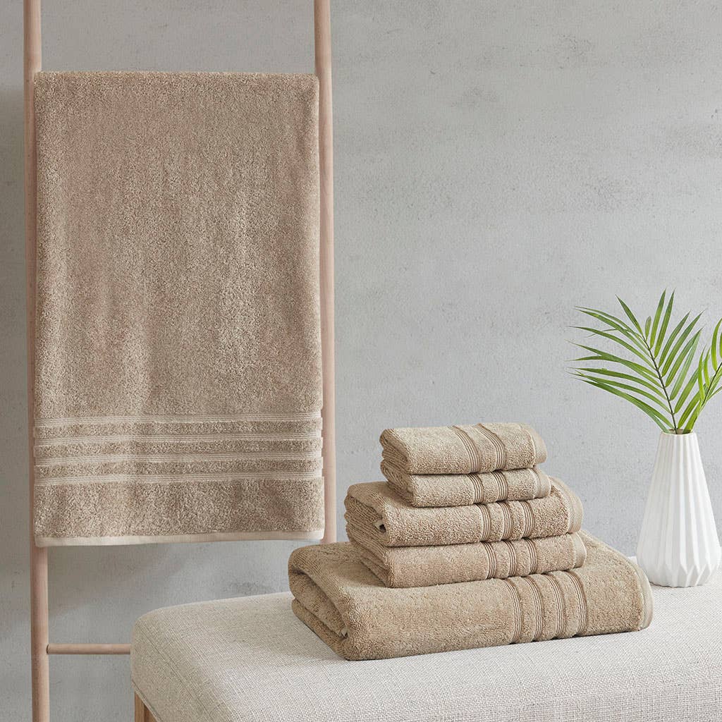 Eco-Friendly Recycled 6-Piece 650gsm Bath Towel Set*、mySite、g9winljtr