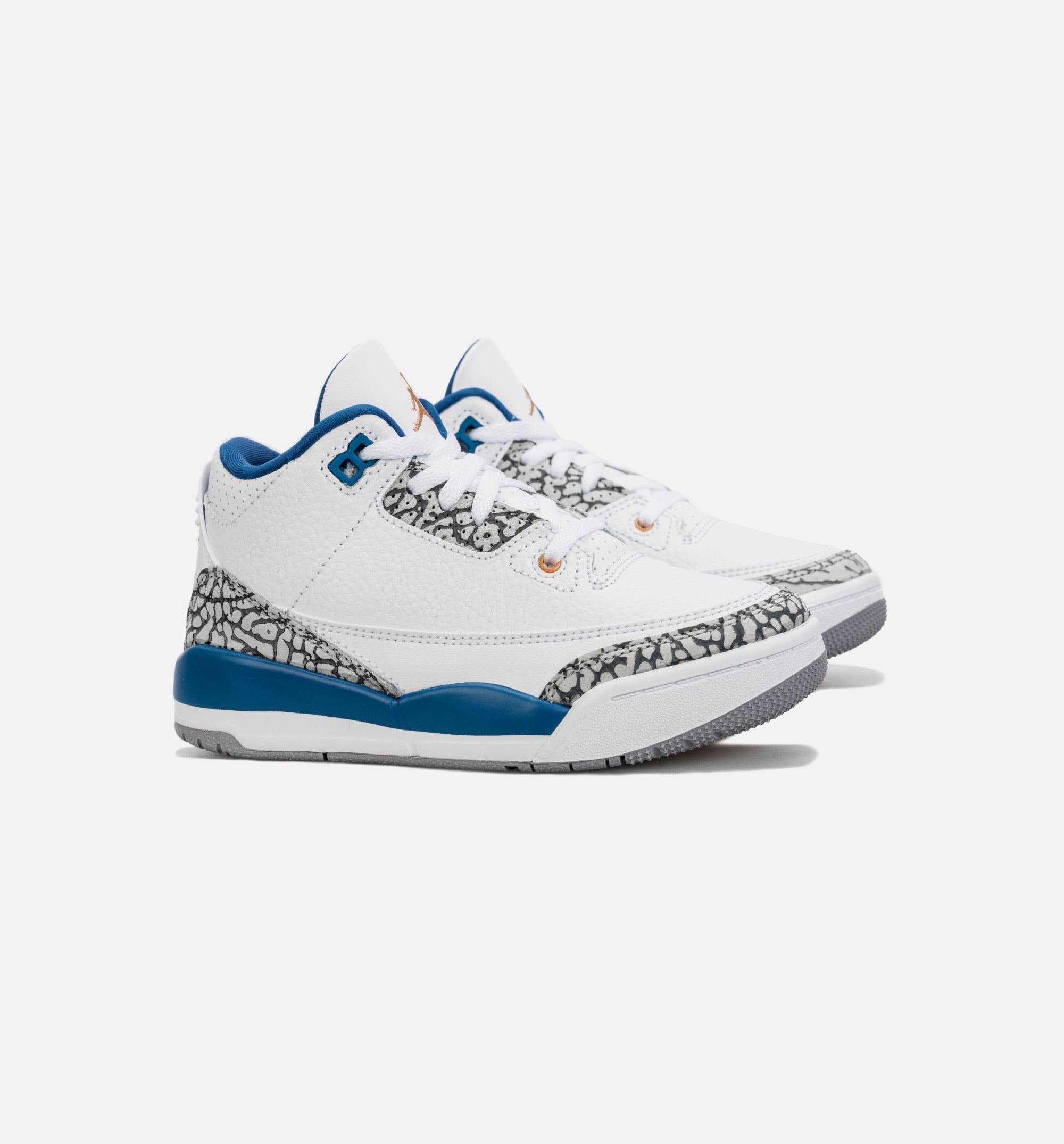 Air Jordan 3 Retro Wizards True Blue Preschool Lifestyle Shoe - White/Blue、mySite、dreamappss