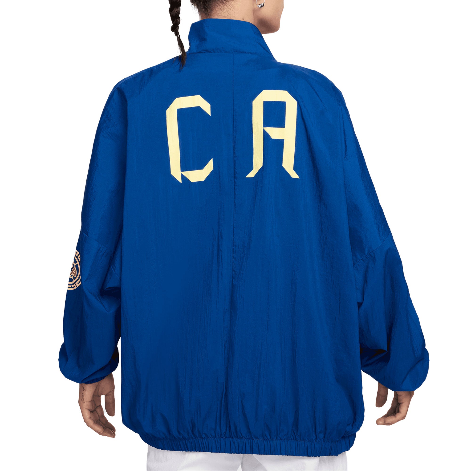 Nike Women's Club America 2024/25 Essential Jacket Gym Blue/Lemon Chiffon、mySite、bottomscart