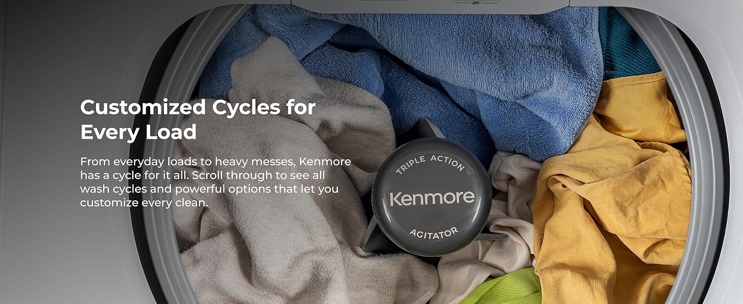 customized cycles for every load