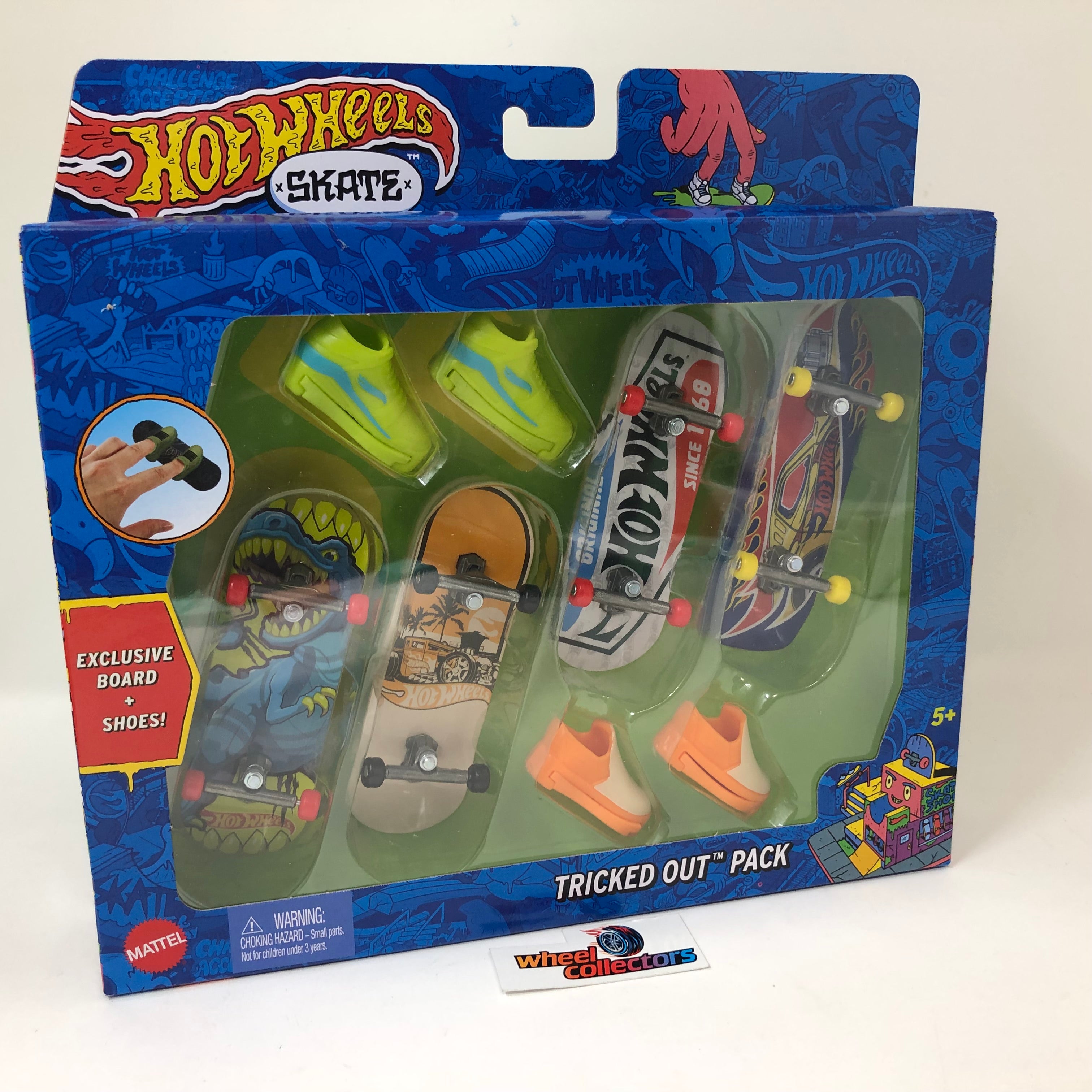 2023 Hot Wheels Skate * BTRICKED OUT PACK w/ 4 Skate Boards by Tony Hawk & Shoes、mySite、hgirdovlk
