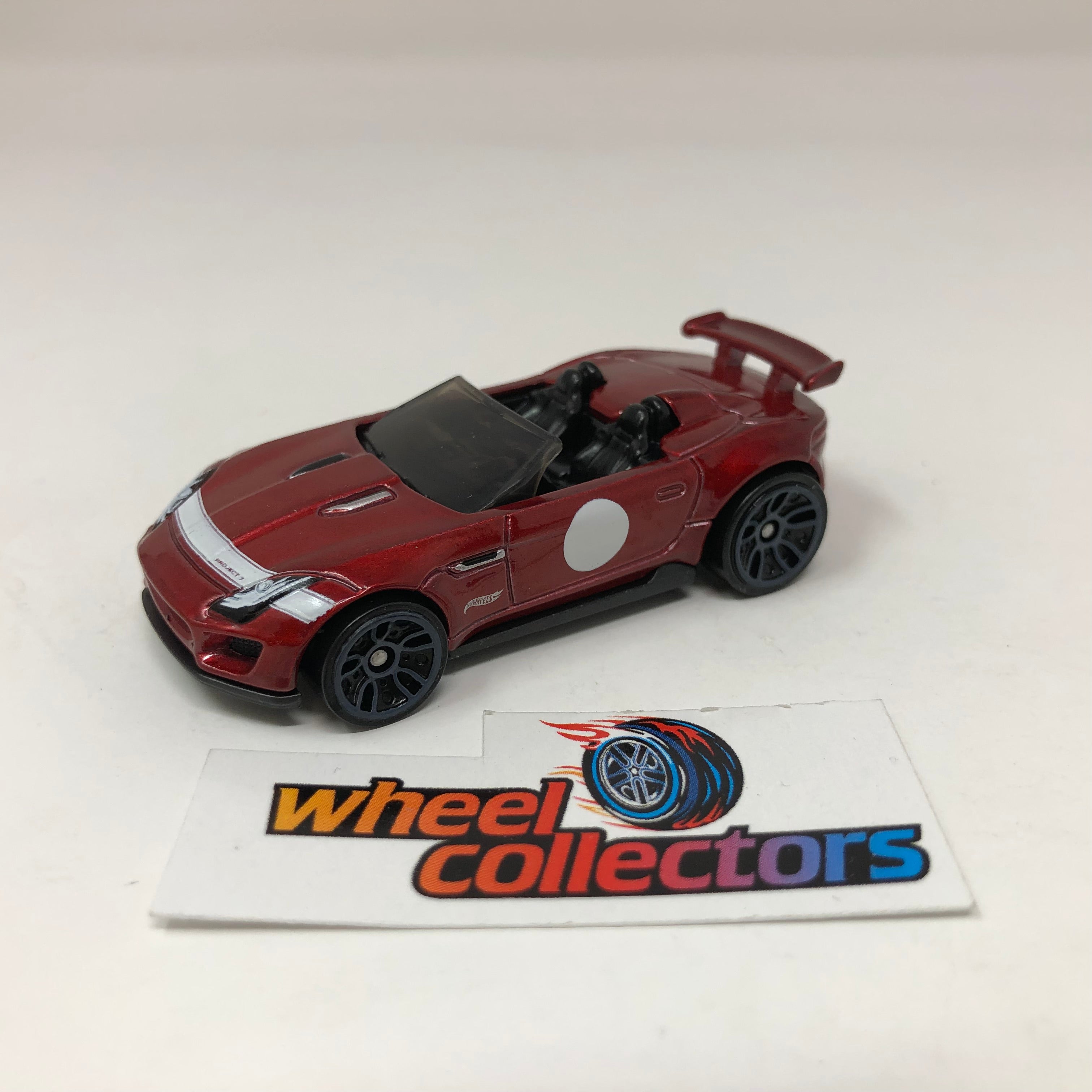'15 Jaguar F-Type Project 7 * Burgandy * Hot Wheels 1:64 scale Diecast Loose、mySite、hgirdovlk