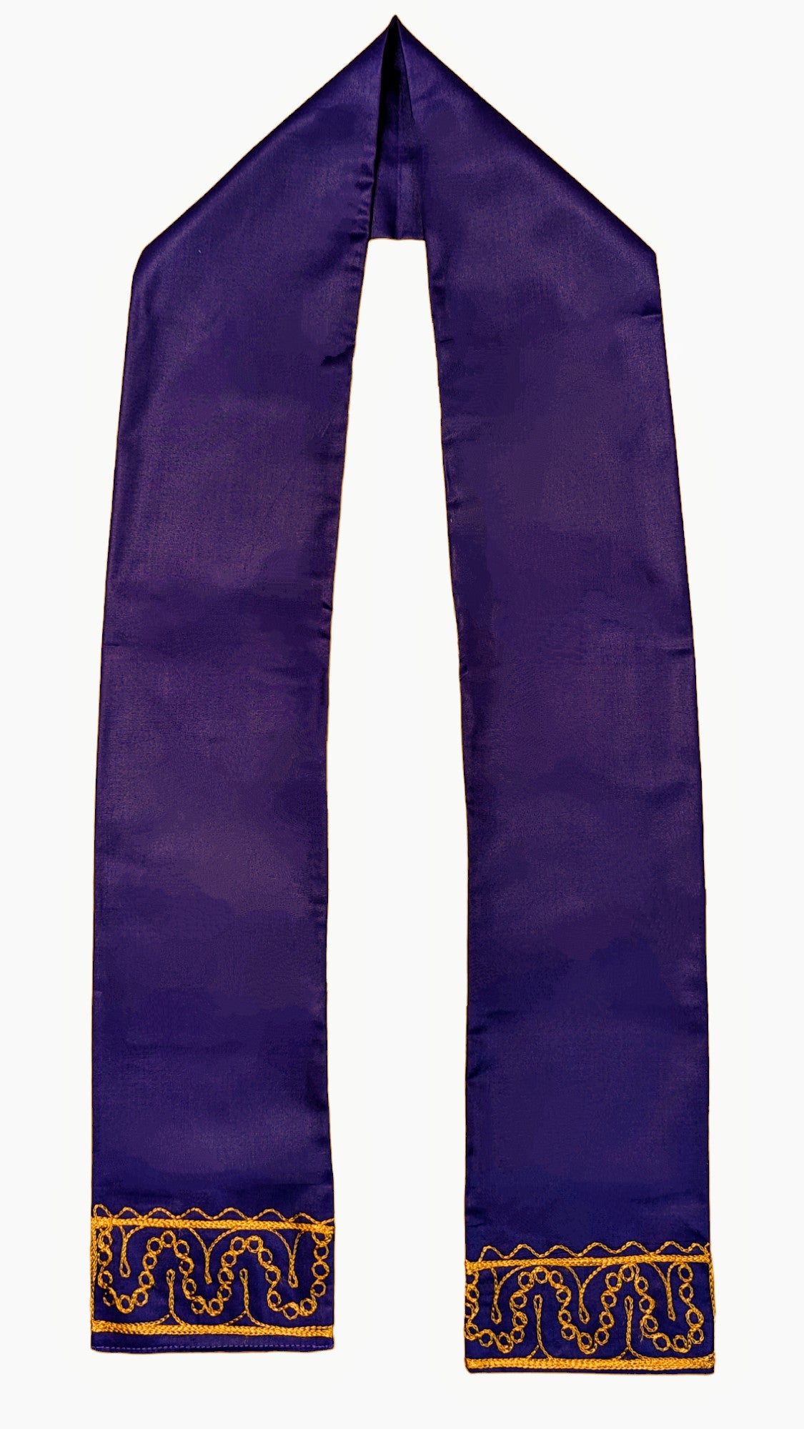 Dupsie's Zayhara Regal Gold Embroidered Purple African Sash DP3839S、mySite、solidvoid