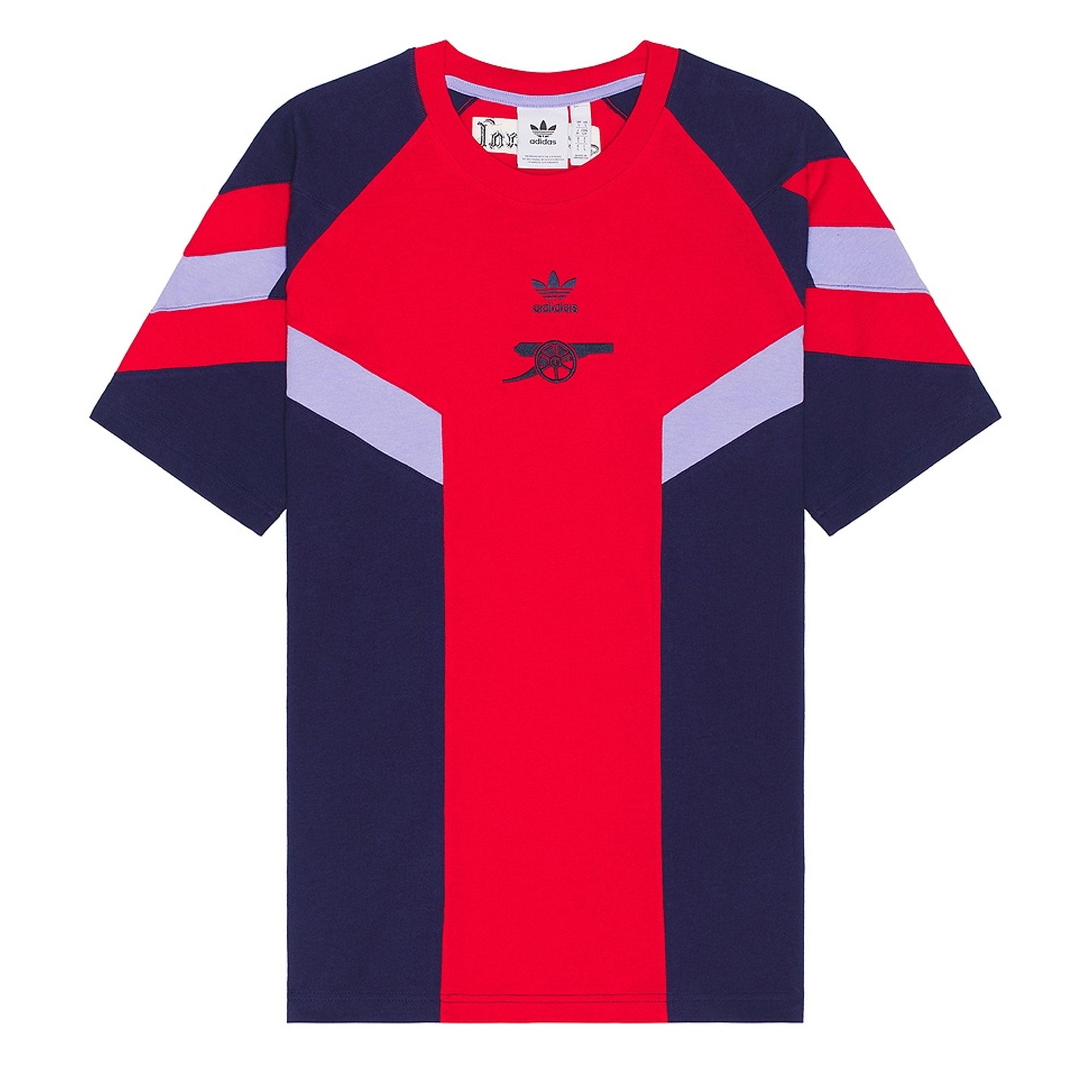 adidas Men's Arsenal Originals Tee Night Sky/Red、mySite、noshort