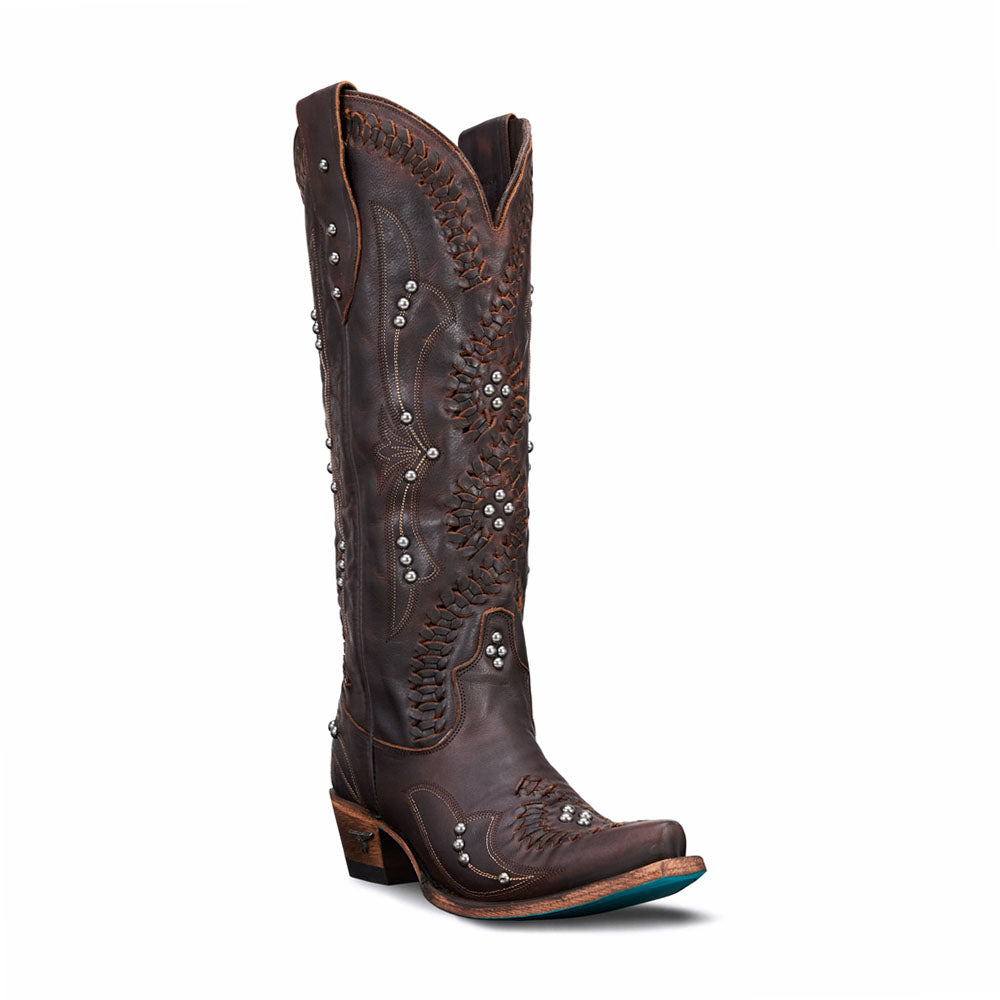 Cossette Studded Embroidered Snip Toe Pull On Cowboy Boots、mySite、gtrtttuynbv