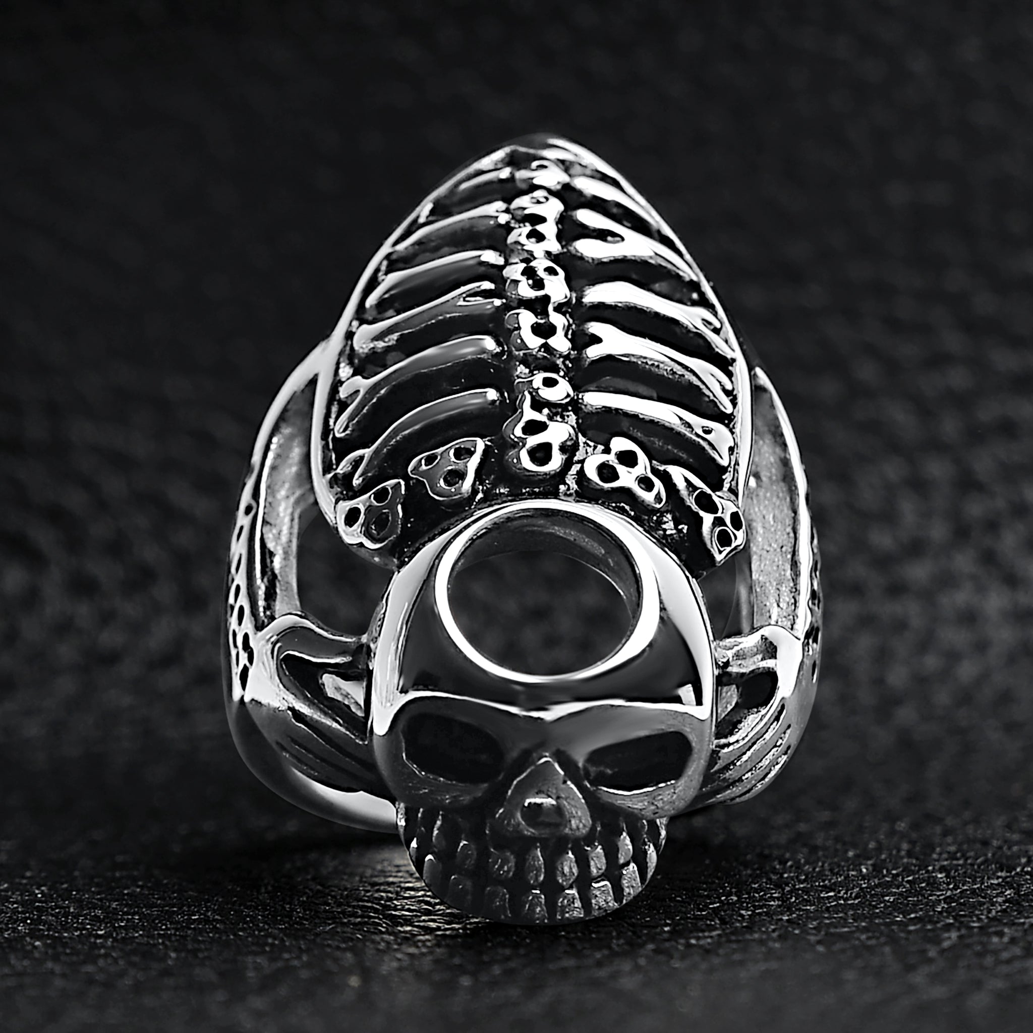 Detailed Skeleton Stainless Steel Ring / SCR3033、mySite、dreamappss