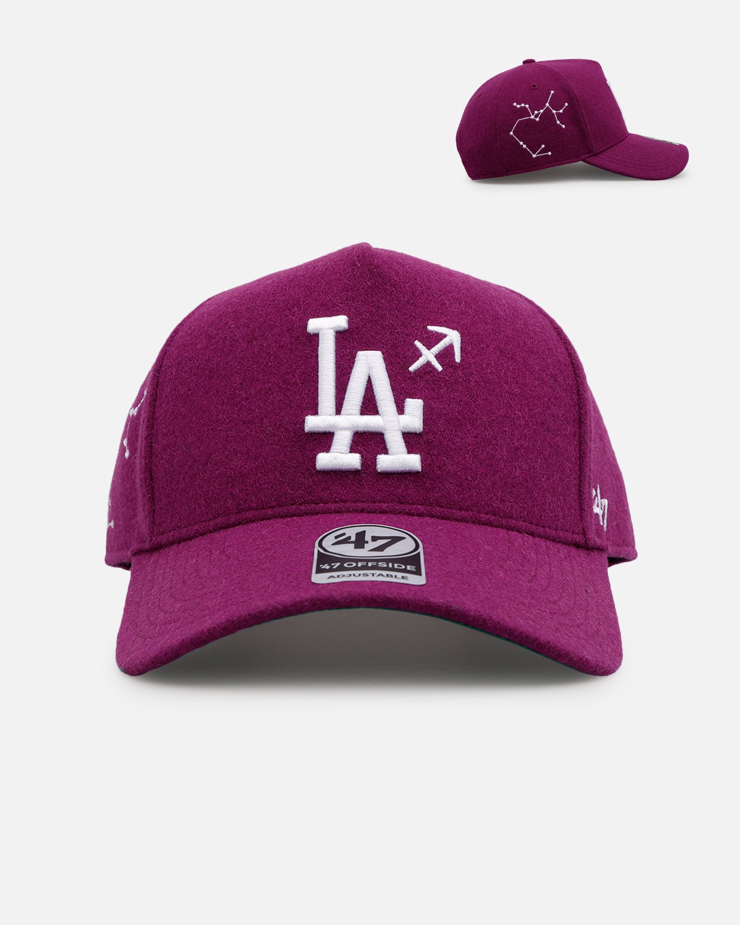 47 Brand Los Angeles Dodgers 'Zodiac' Saggittarius 47 Offside Snapback Orchid、mySite、zt4zffjzw