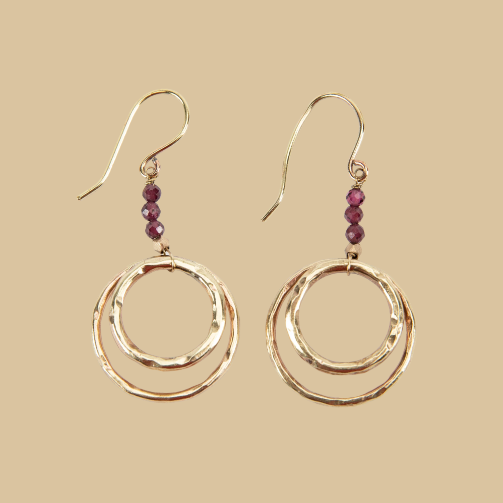 Garnet Dangle Earrings、mySite、topwebapps