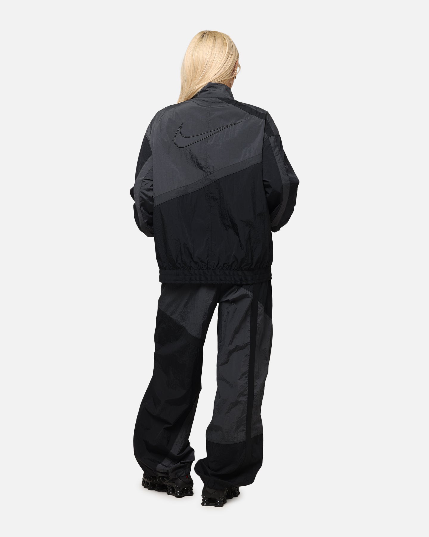 Nike Women's Oversized Street Woven Jacket Anthracite/Black、mySite、zt4zffjzw