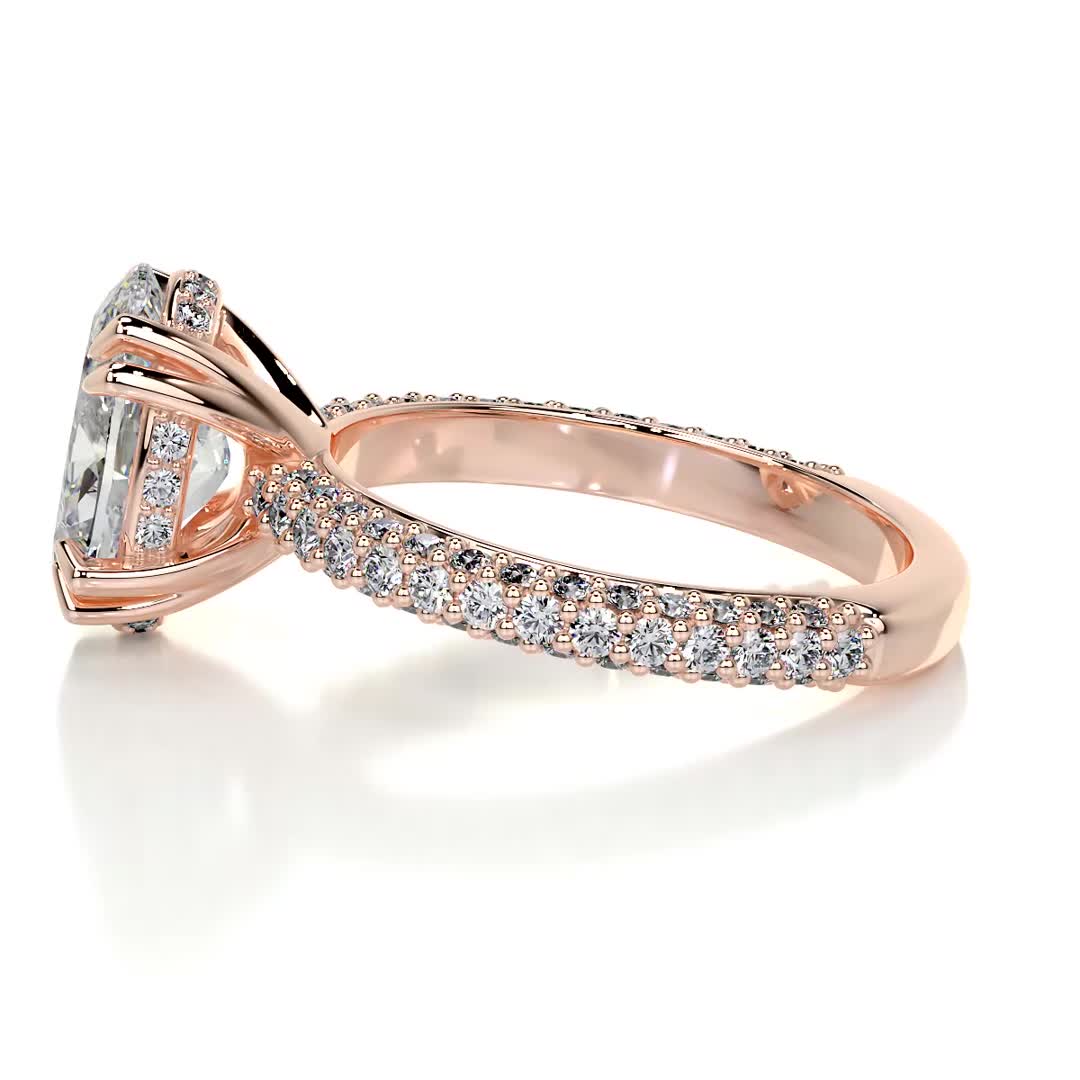 Kelly Diamond Engagement Ring -14K Rose Gold、mySite、hinf8tx79