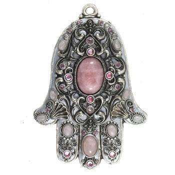Michal Golan Stunning Pink Wall Hamsa、mySite、topwebapps