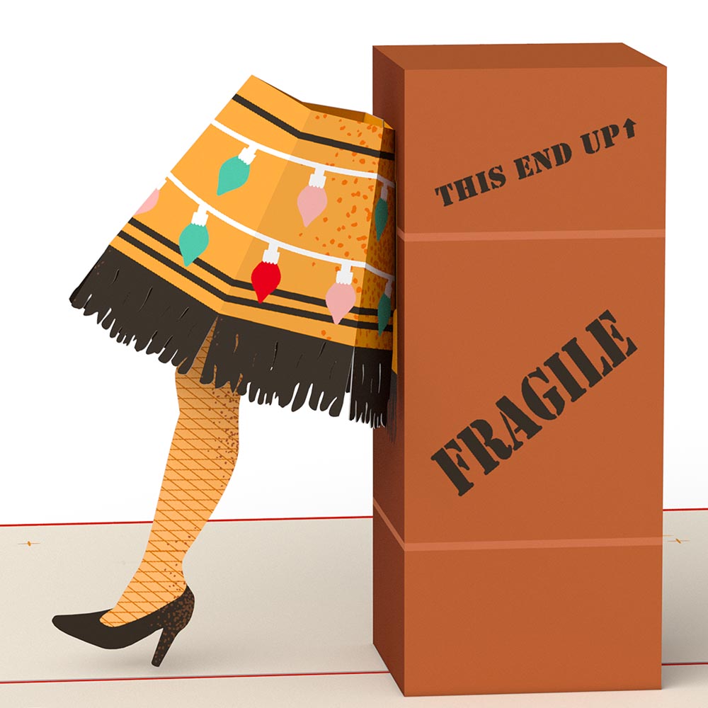 A Christmas Story Holiday Leg Lamp Pop-Up Card、mySite、solidvoid