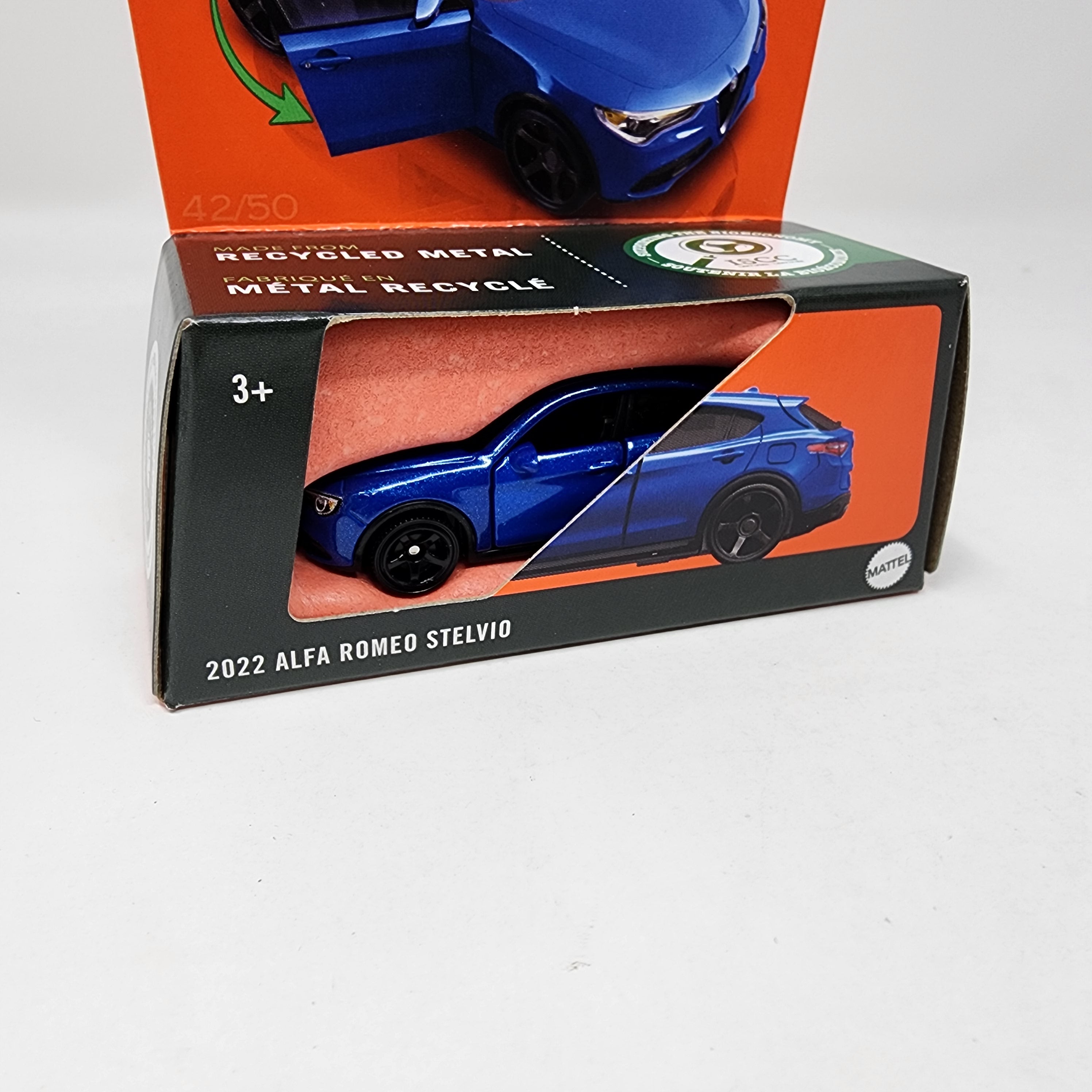 2022 Alfa Romeo Stelvio * Blue * 2025 Matchbox Moving Parts Case A、mySite、hgirdovlk