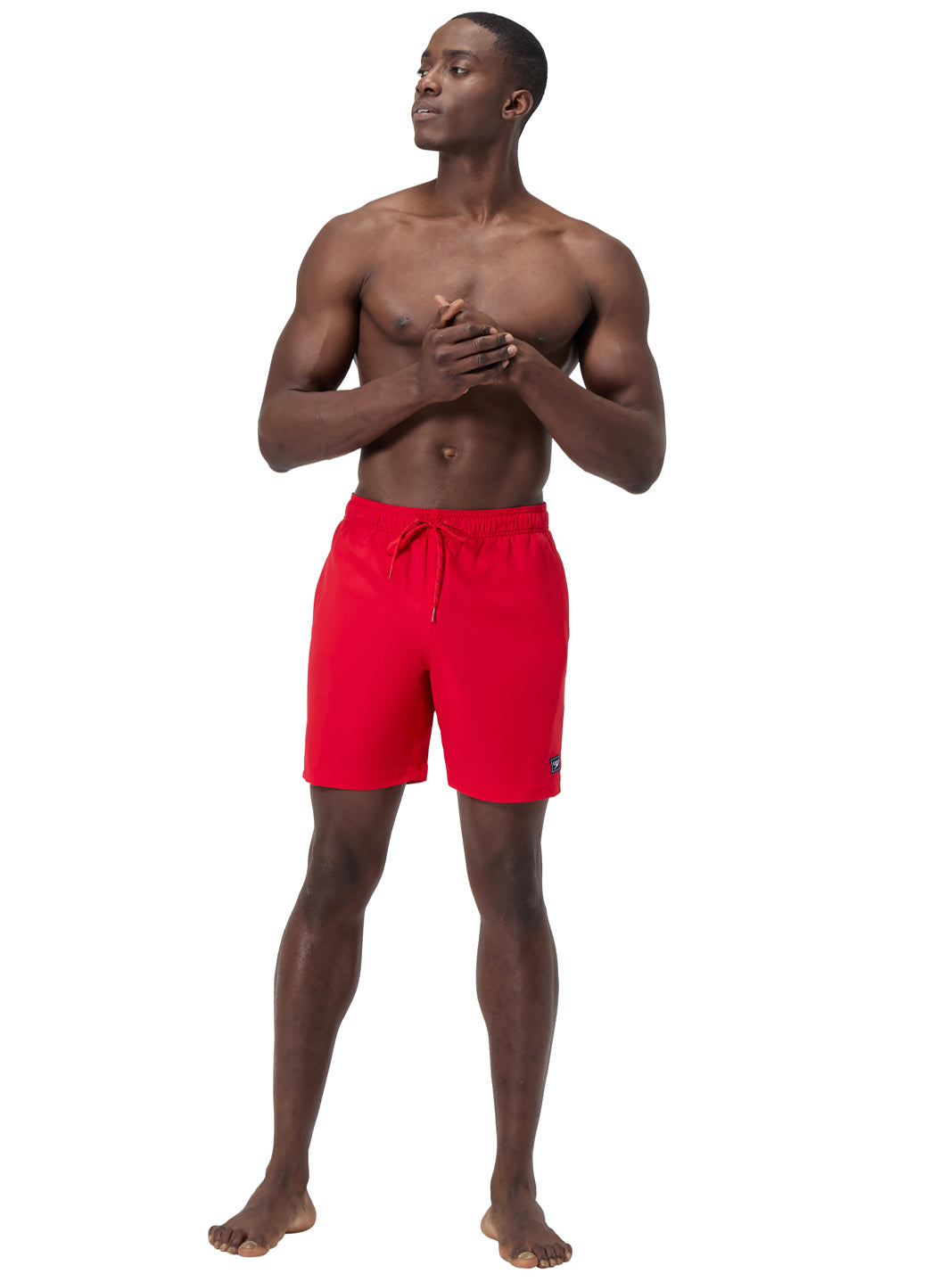 Speedo Men's Solid Redondo 18 Volley Swim Trunks、mySite、noshort