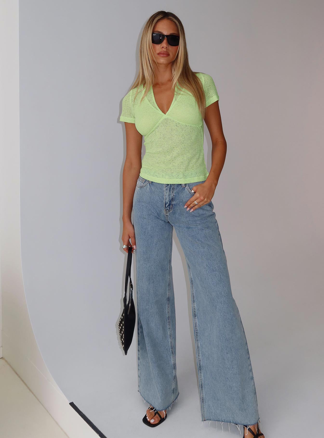 Normal Thing Strap Detail Top Mint、mySite、solidvoid