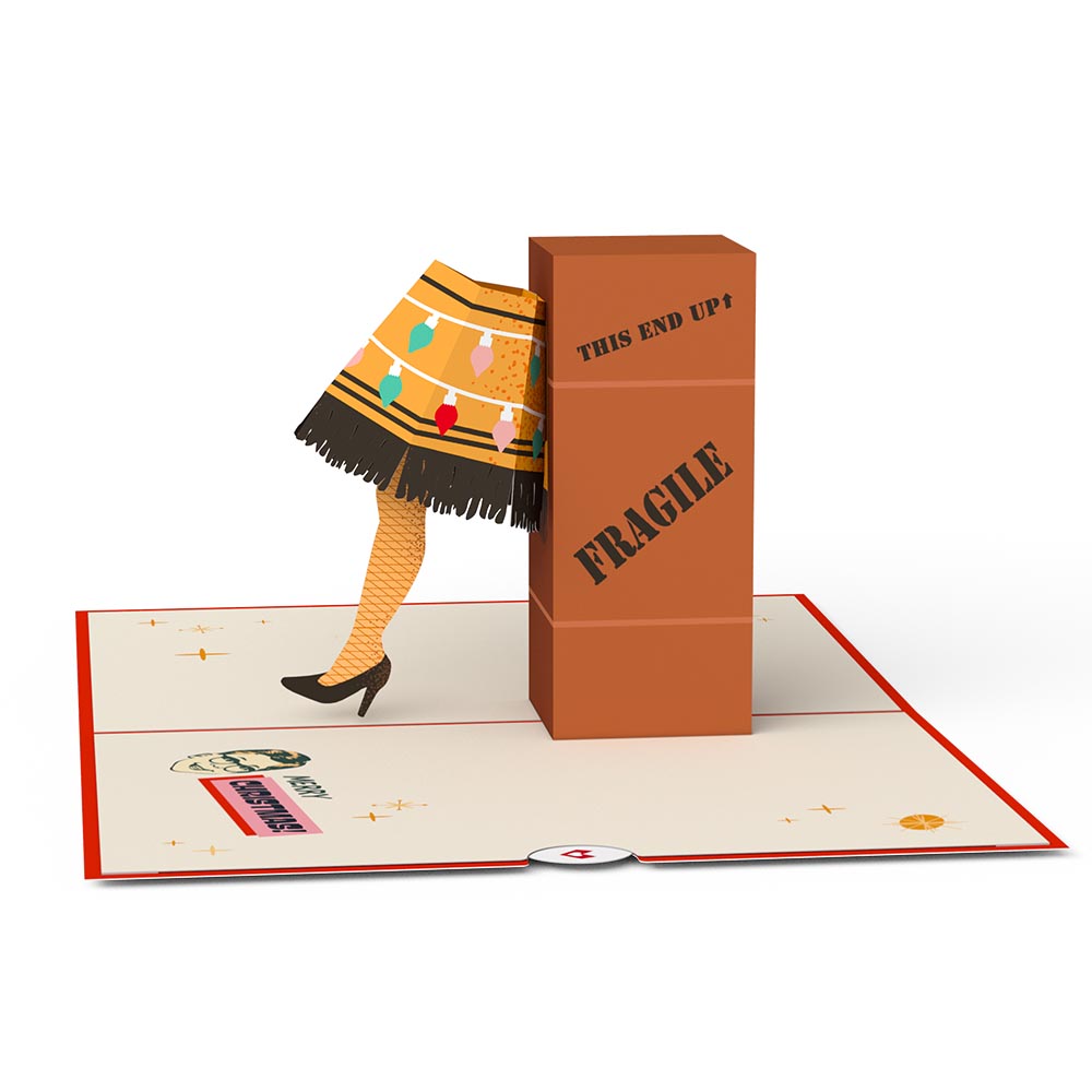 A Christmas Story Holiday Leg Lamp Pop-Up Card、mySite、solidvoid