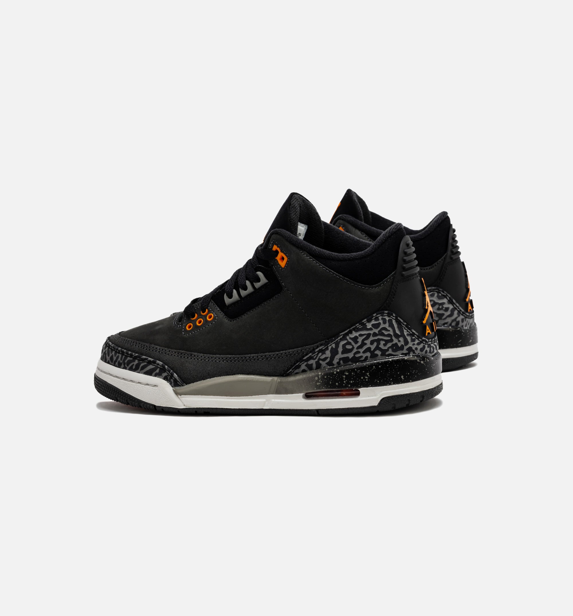 Air Jordan 3 Retro Fear Grade School Lifestyle Shoe - Night Stadium/Total Orange、mySite、dreamappss
