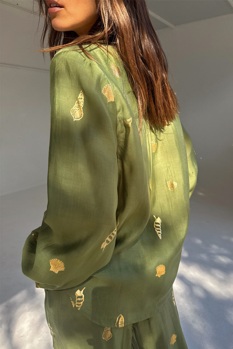 Khaki Shell Miley Shirt、mySite、solidvoid