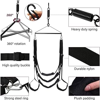 Doba 360 Ceiling Sex Swing | Couples | Fetish | Black、mySite、bottomscart