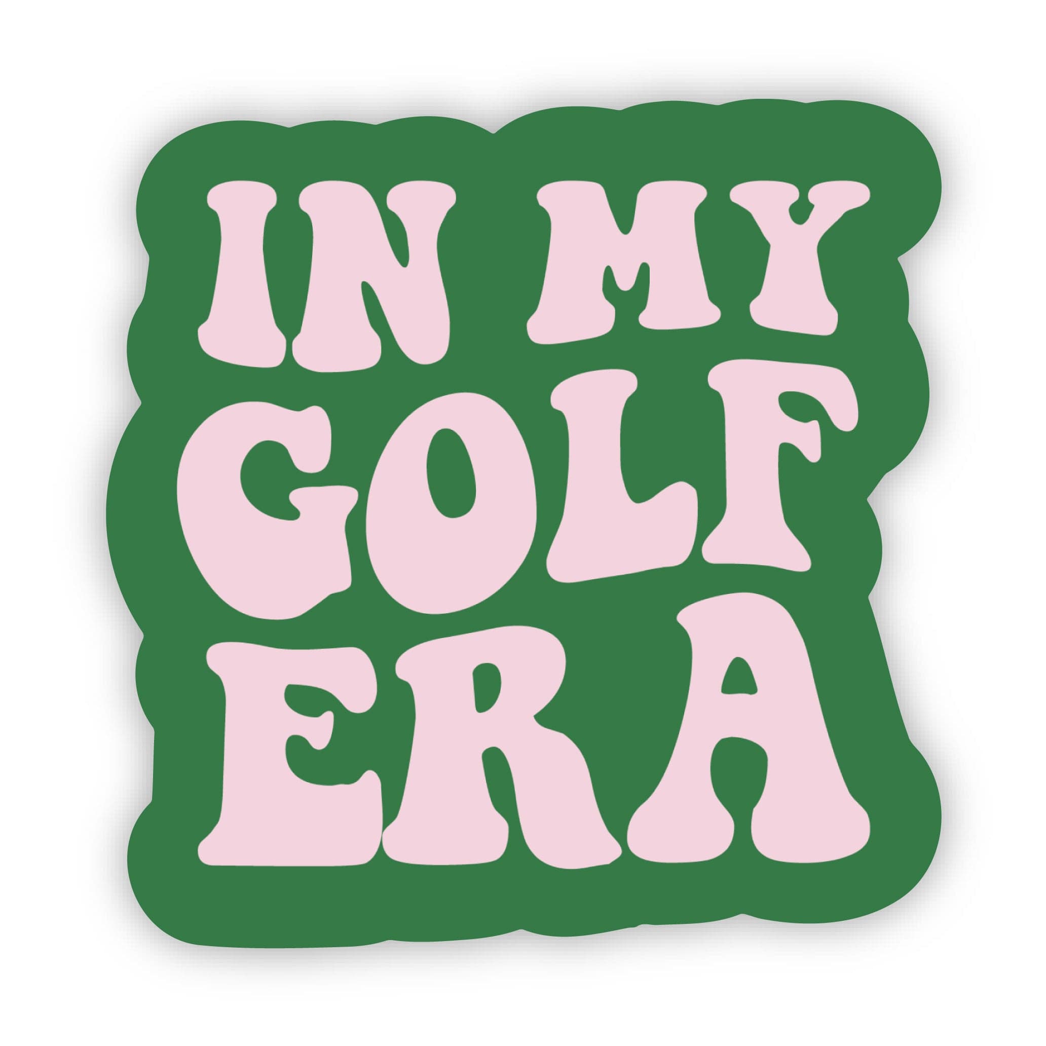  In My Golf Era Groovy Text Sticker、mySite、elrpsem3k
