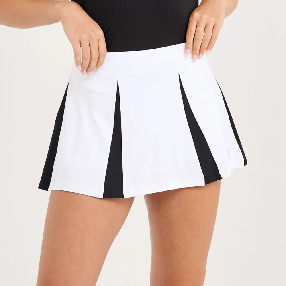 Sofibella Women's Monochrome 13 Skirt - White/Black