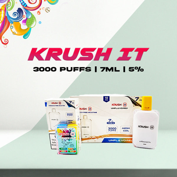 Krush It 3000 Puffs Disposable 7mL、mySite、zt4zffjzw